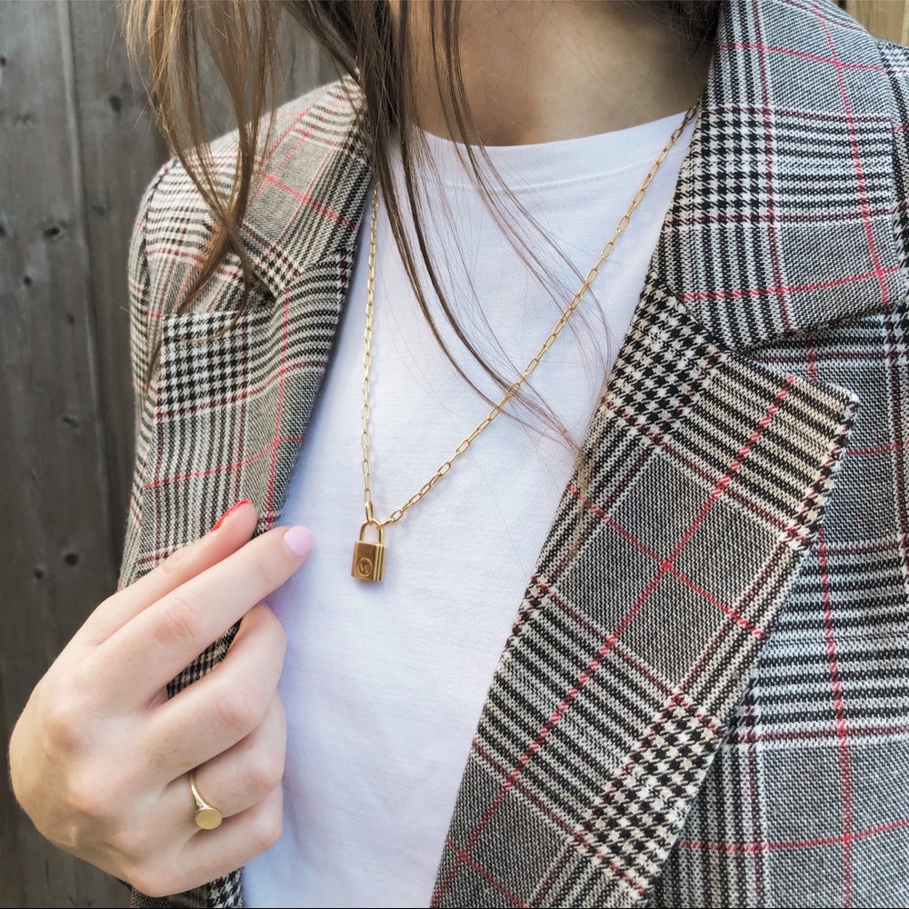 Mejuri Lock Necklace